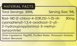 eng pm GynSyn Labs RAD140 vloeistof 30 ml 5236 2