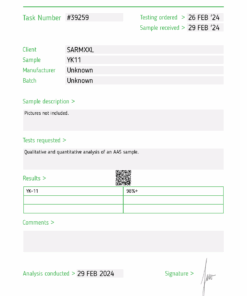 Informe de prueba YK11 3