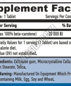 eng pm Natural Beta Carotene 10 00 IU 100 caps 1023 2