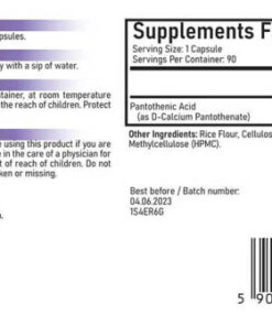 eng pm UNS Pantothenic acid 90 caps 3699 2