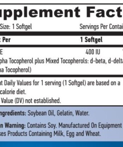eng pm Vitamin E 400iu 60 caps 1444 2
